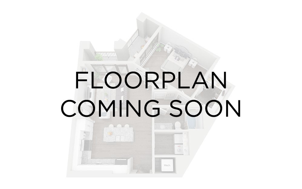 S1J - Studio floorplan layout with 1 bathroom and 488 square feet